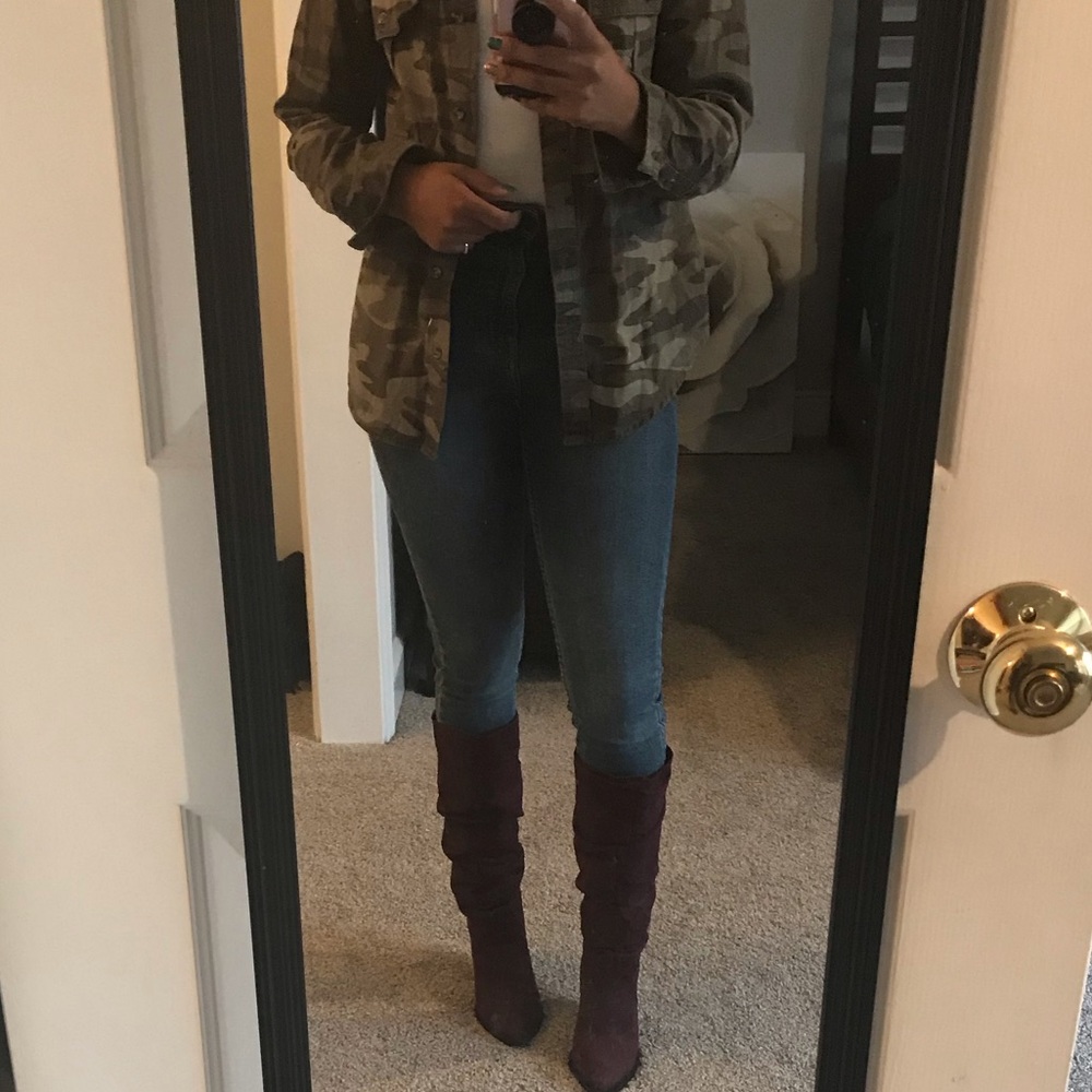 Burgundy Boots